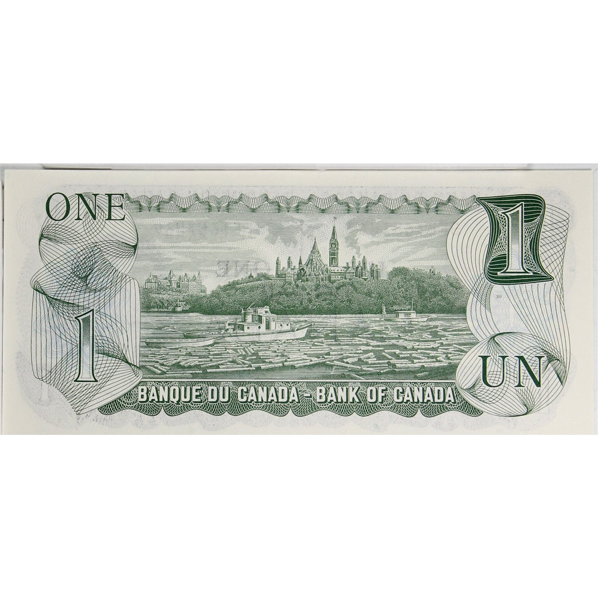 BC-46b 1973 Canada $1 Crow-Bouey, BFE, Uncirculated (MS60)