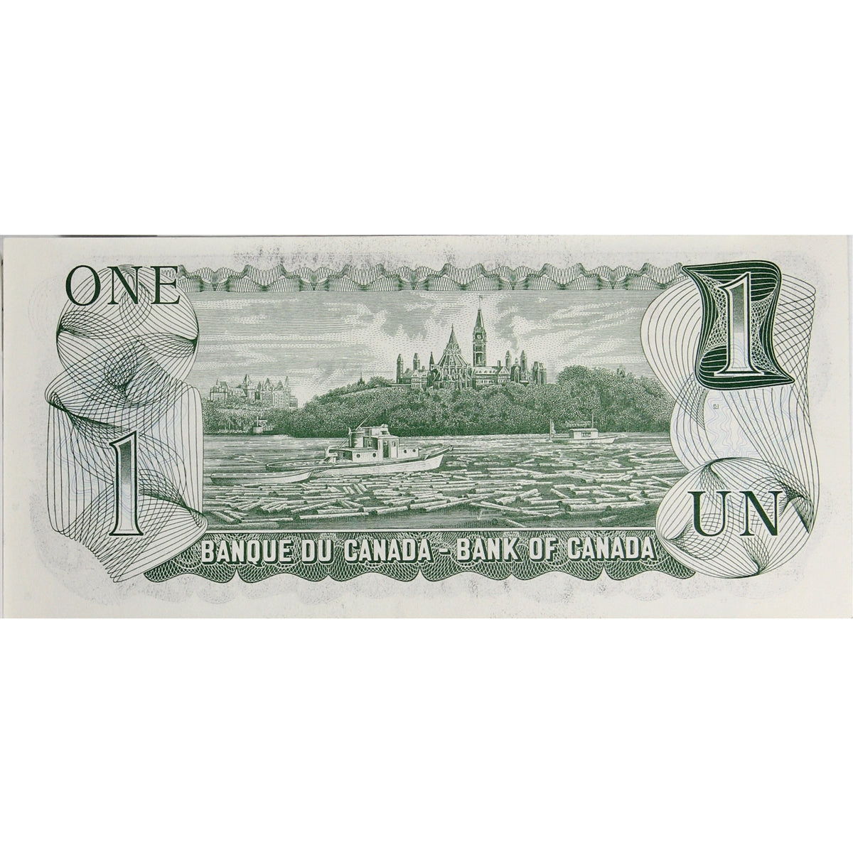 BC-46b 1973 Canada $1 Crow-Bouey, BFF, Choice Uncirculated (CUNC63)