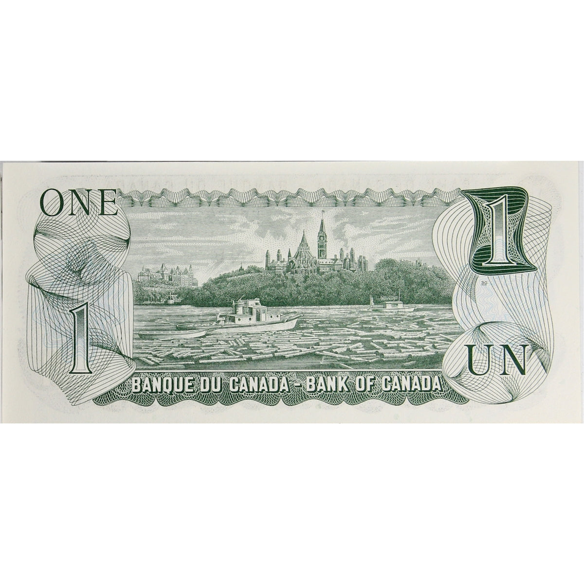 BC-46b 1973 Canada $1 Crow-Bouey, ECC, Choice Uncirculated (CUNC63)