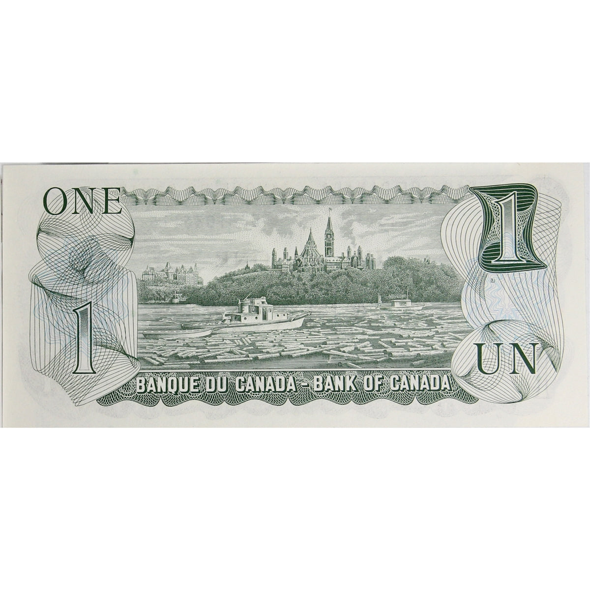 BC-46b 1973 Canada $1 Crow-Bouey, ECM, Choice Uncirculated (CUNC63)