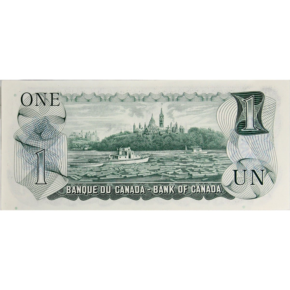 BC-46a 1973 Canada $1 Lawson-Bouey, FG, Uncirculated (MS60)