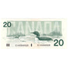 BC-58a 1991 Canada $20 Thiessen-Crow, EIA, AU-UNC (AU55)