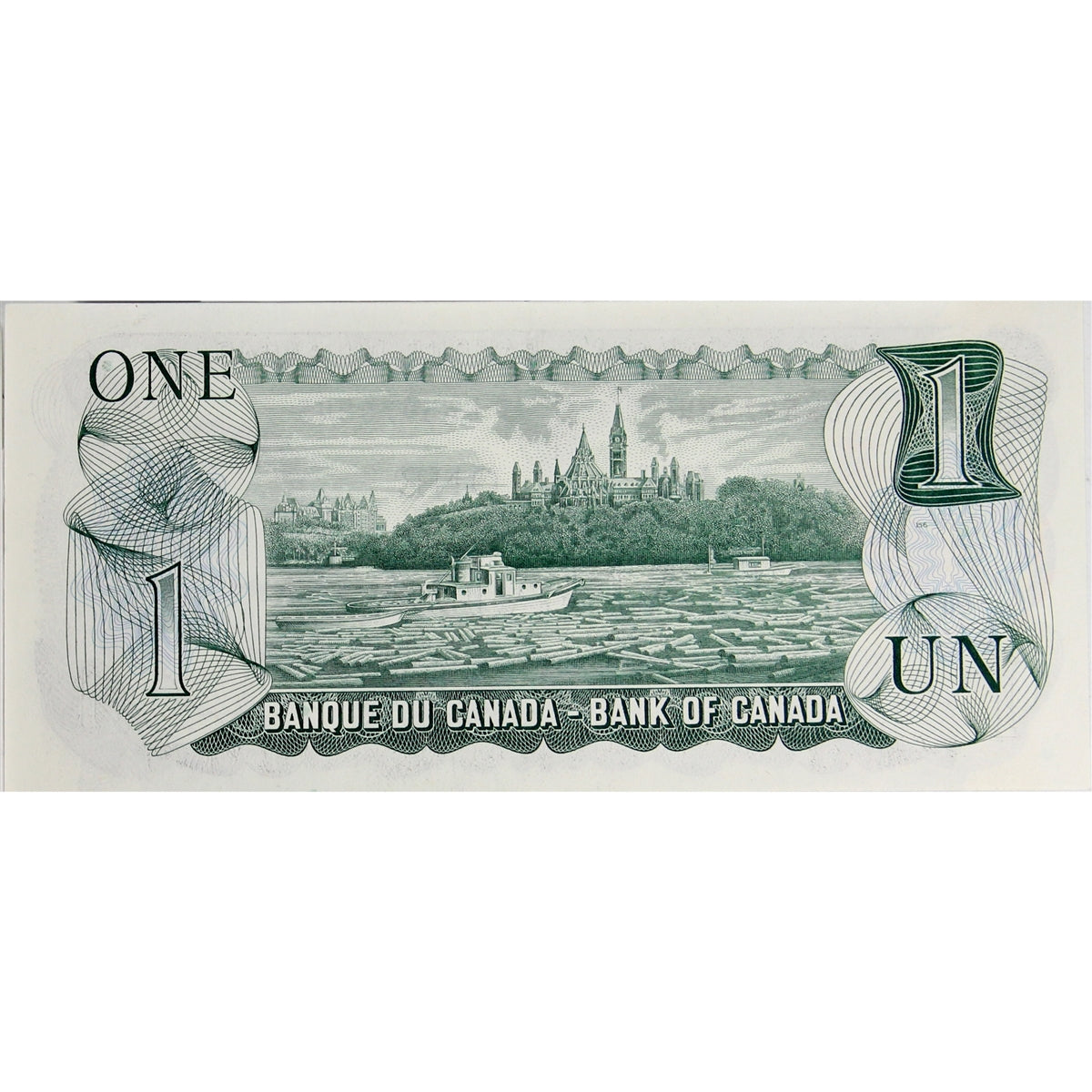BC-46a 1973 Canada $1 Lawson-Bouey, GW, Uncirculated (MS60)