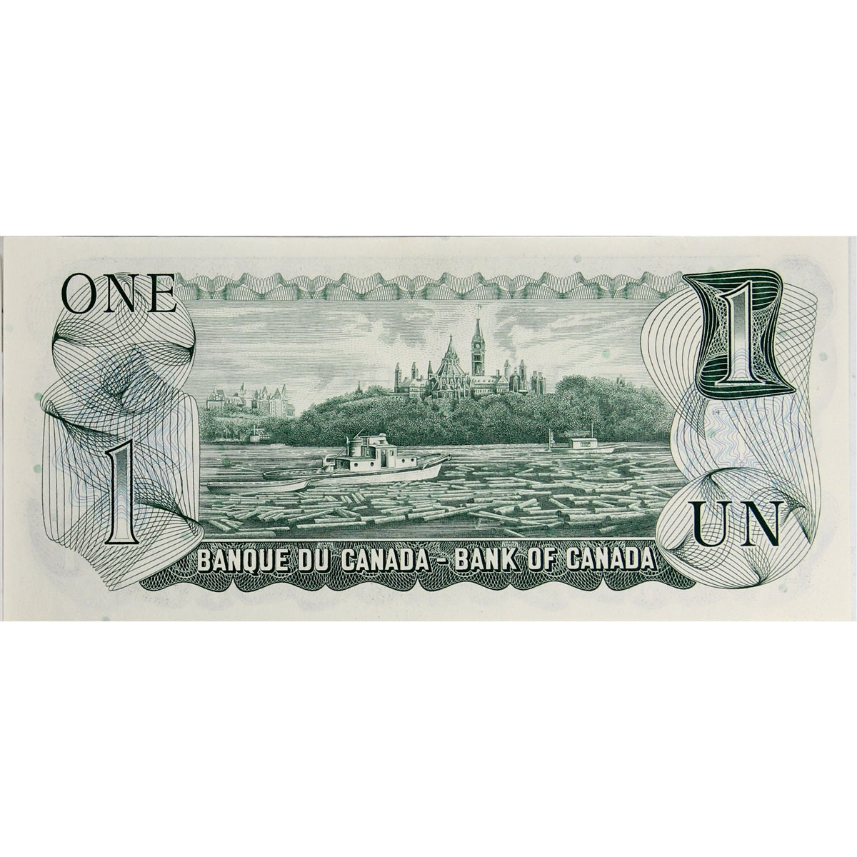 BC-46a 1973 Canada $1 Lawson-Bouey, IL, Uncirculated (MS60)