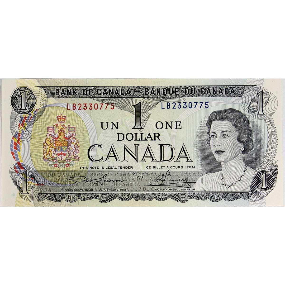 BC-46a 1973 Canada $1 Lawson-Bouey, LB, Choice Uncirculated (CUNC63)