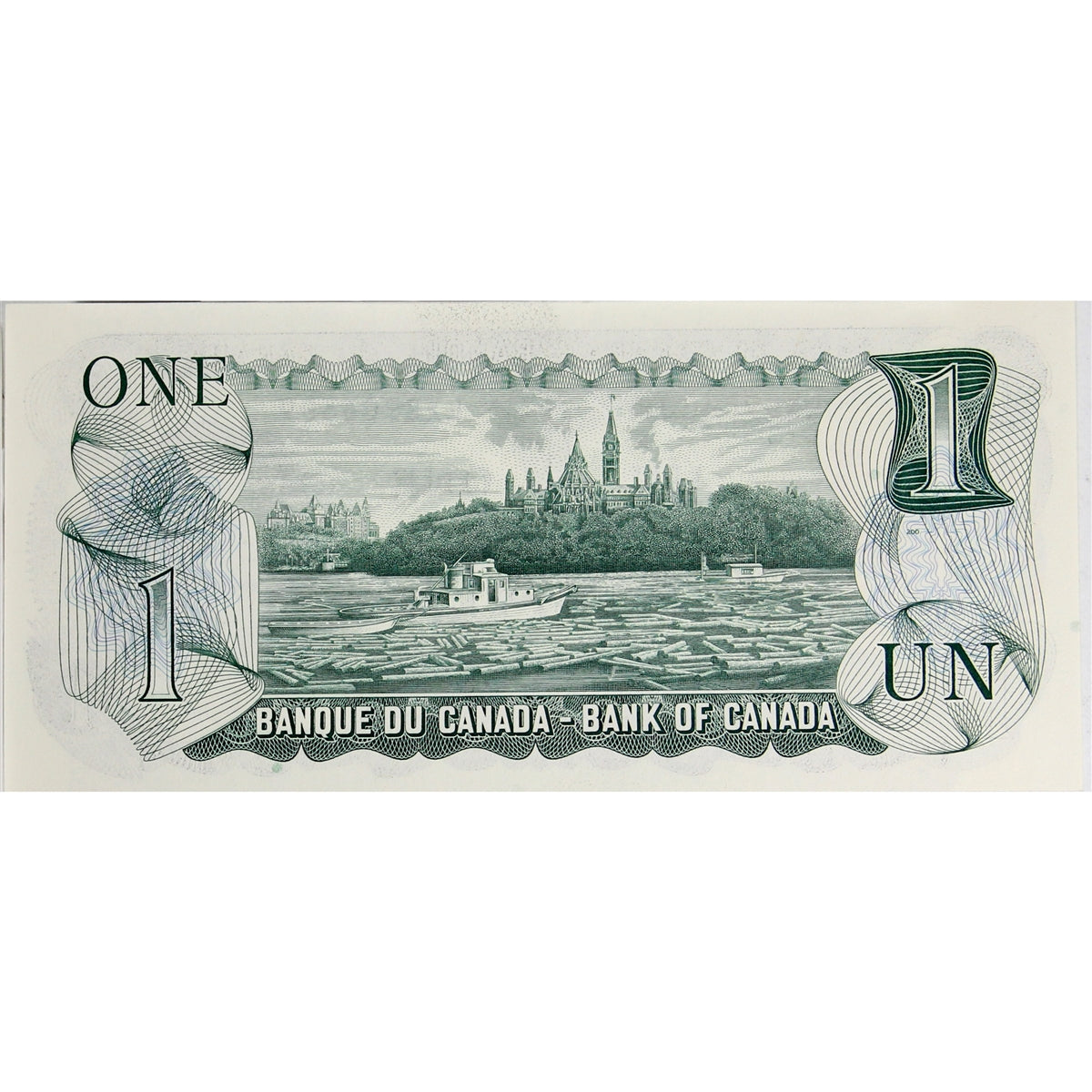 BC-46a 1973 Canada $1 Lawson-Bouey, LX, Uncirculated (MS60)
