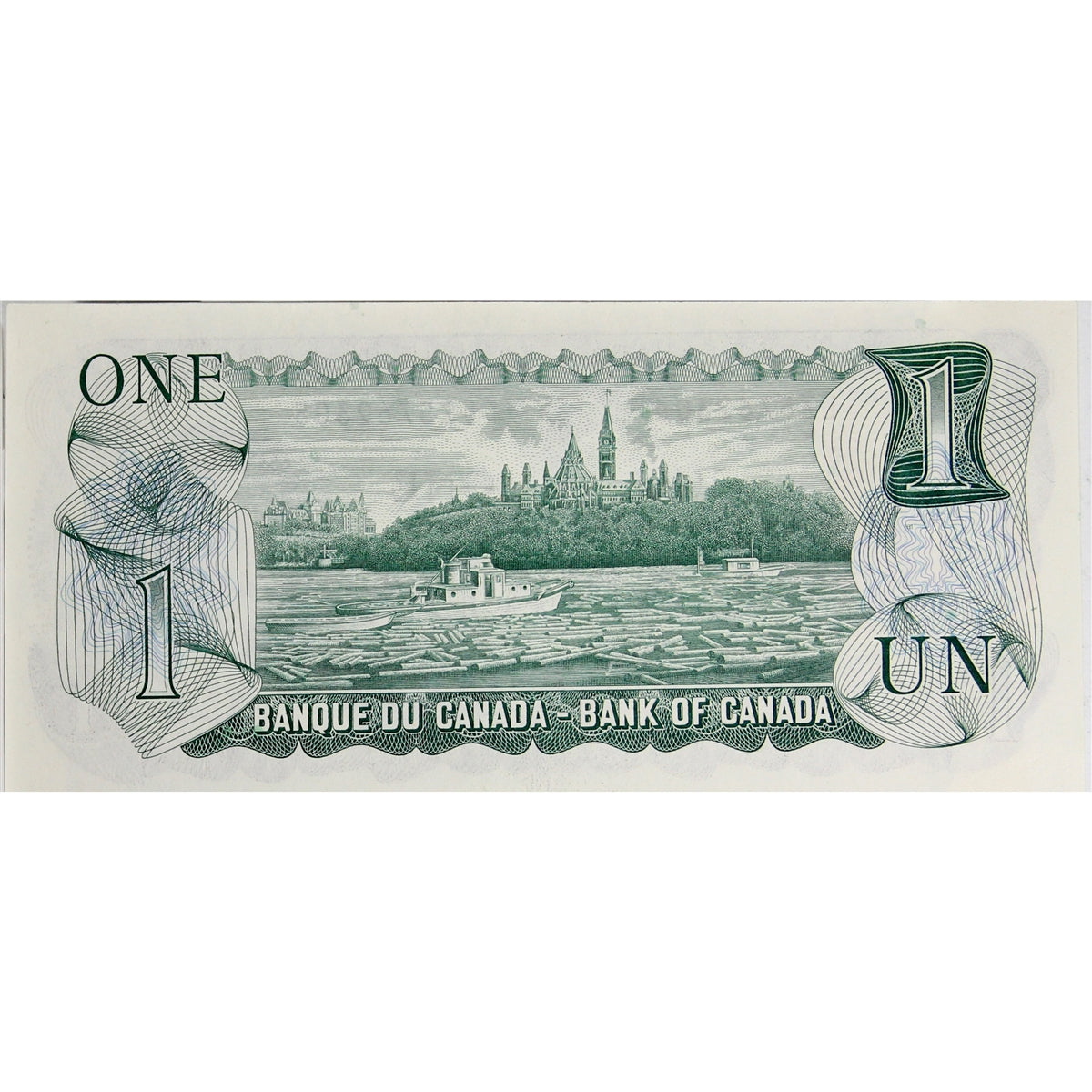 BC-46a 1973 Canada $1 Lawson-Bouey, LZ, Uncirculated (MS60)