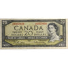 BC-41b 1954 Canada $20 Beattie-Rasminsky, T/E, Circ