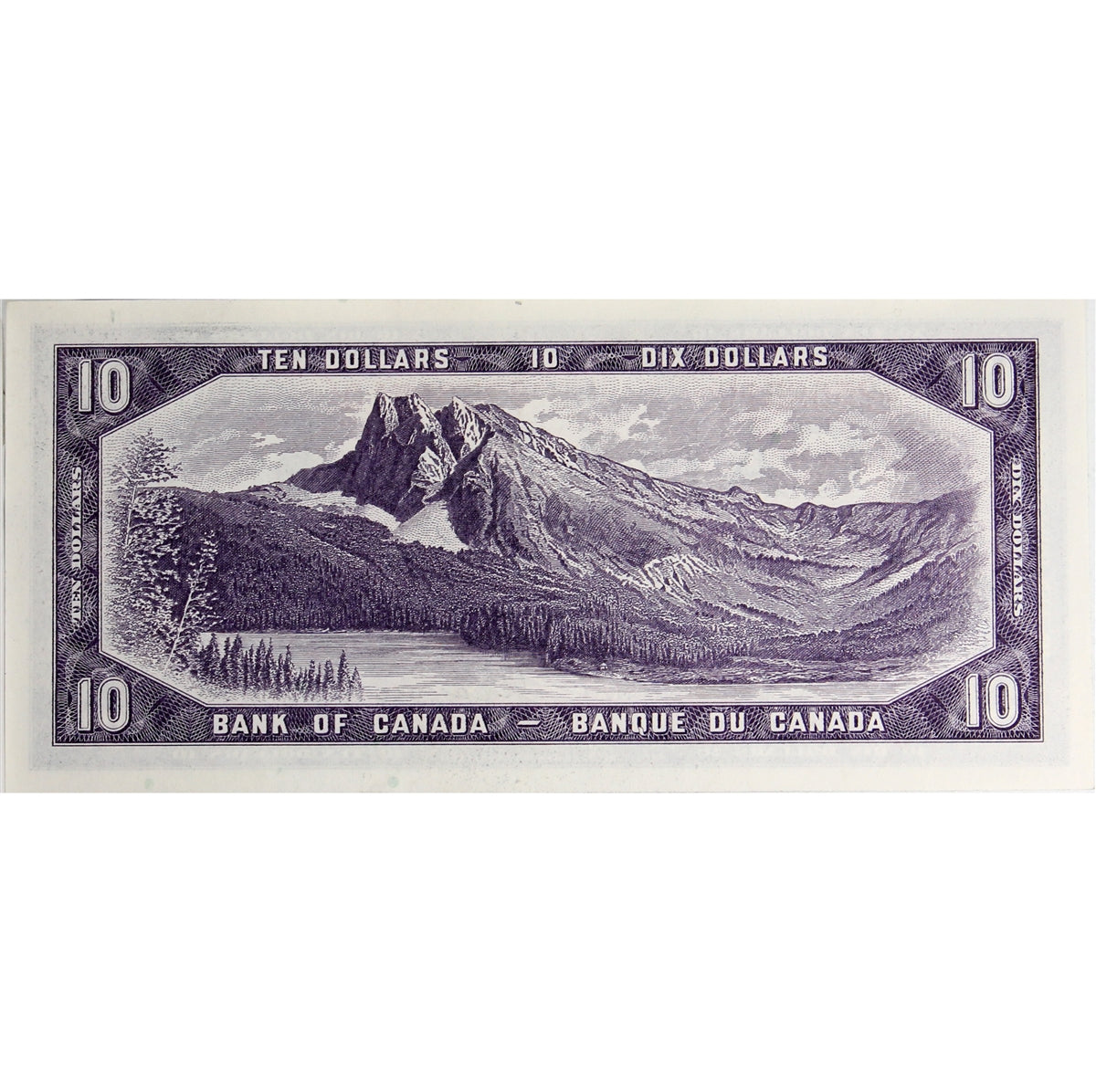 BC-40a 1954 Canada $10 Beattie-Coyne, C/T, AU-UNC (AU55)
