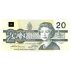 BC-58a-ii 1991 Canada $20 Thiessen-Crow, AIW without Serifs, AU-UNC