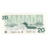 BC-58a-i 1991 Canada $20 Thiessen-Crow, EIN, Choice Uncirculated (CUNC63)