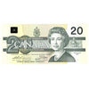 BC-58a-ii 1991 Canada $20 Thiessen-Crow, AIS, Choice Uncirculated (CUNC63)