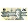 BC-58a-ii 1991 Canada $20 Thiessen-Crow, AIS, AU-UNC