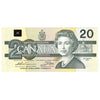 BC-58aA-ii 1991 Canada $20 Thiessen-Crow, AIX Without Serifs, Uncirculated (MS60)