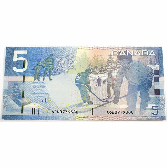 BC-67a 2006 Canada $5 Jenkins-Dodge, AOW, Choice Uncirculated (CUNC63)