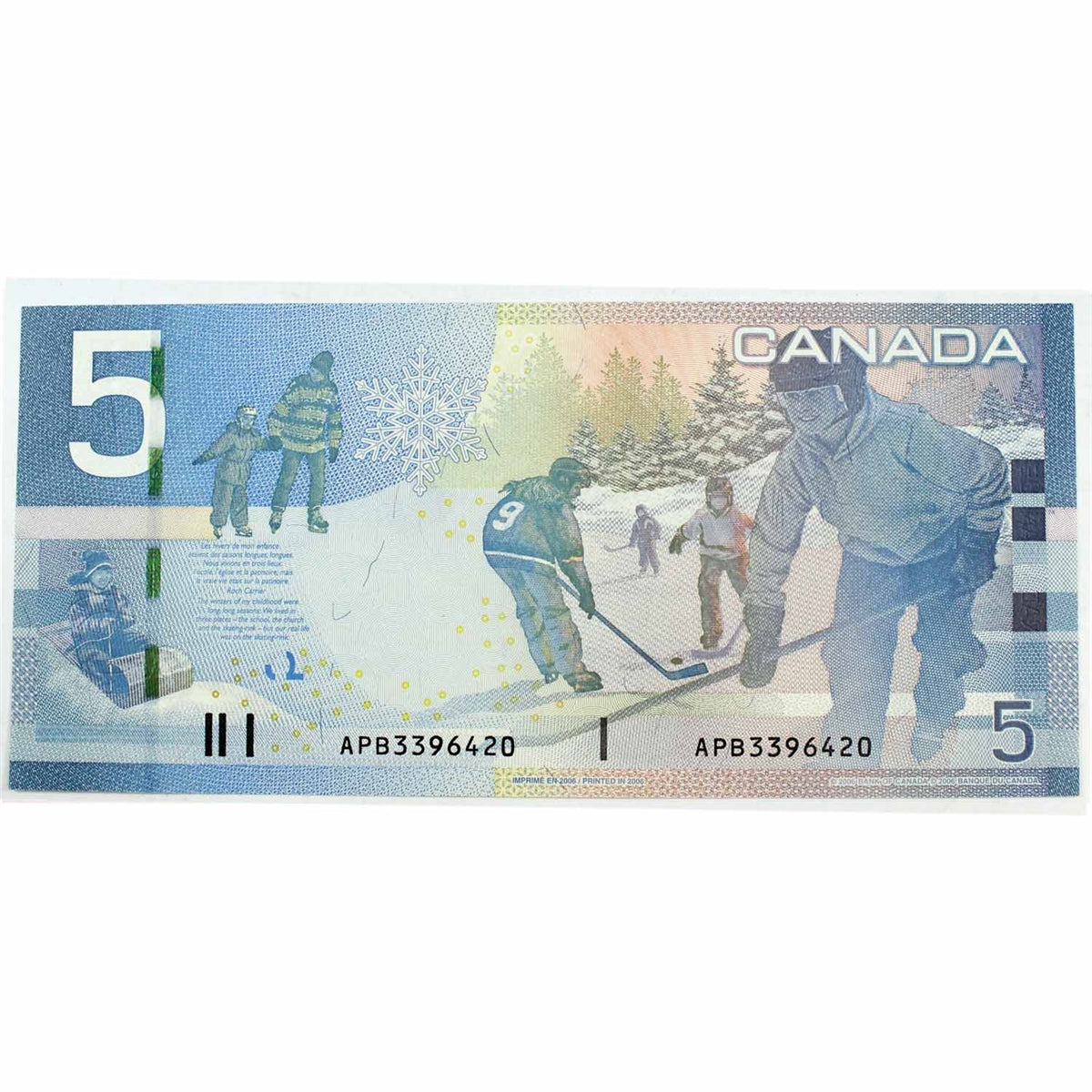 BC-67a 2006 Canada $5 Jenkins-Dodge, APB, Uncirculated (MS60)