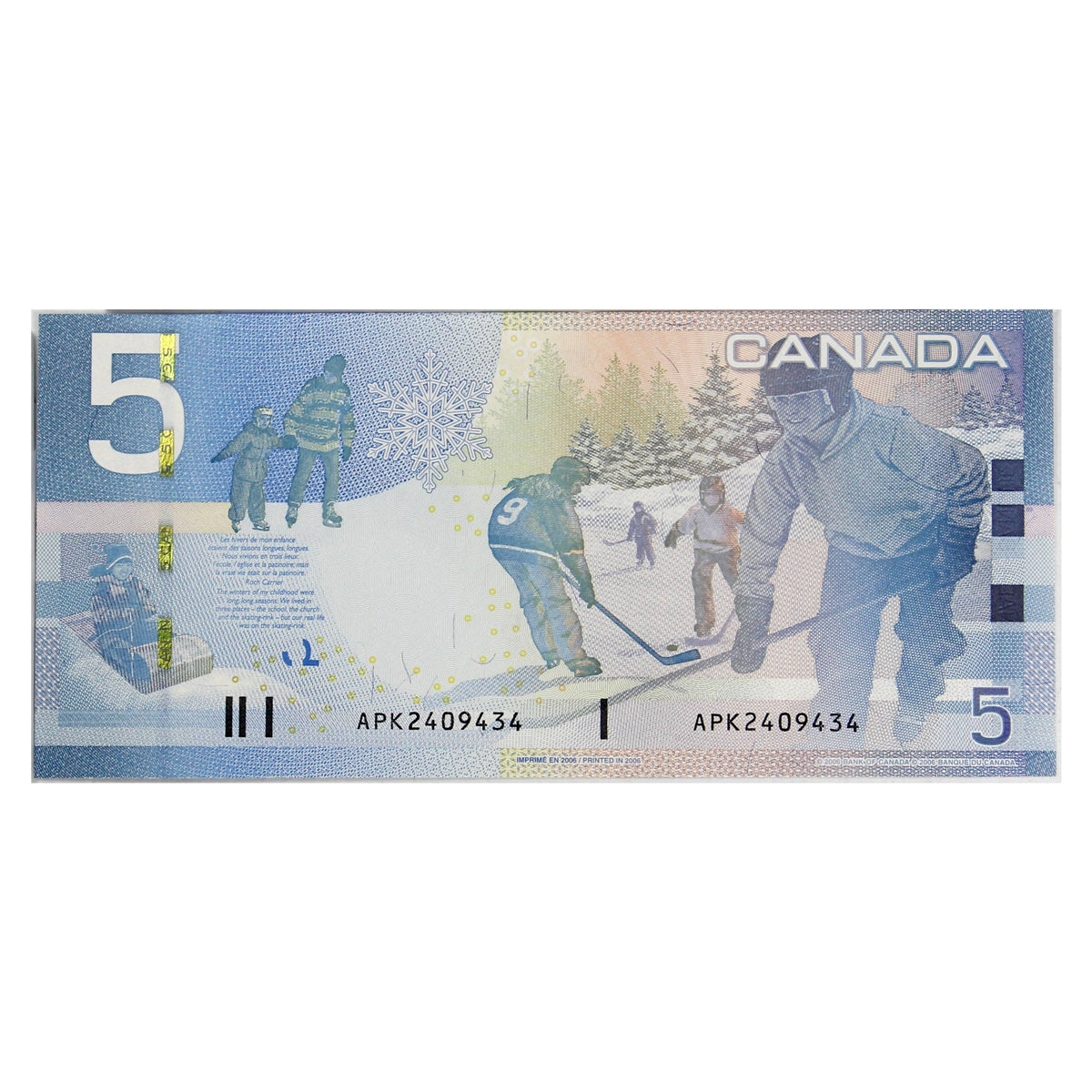 BC-67a 2006 Canada $5 Jenkins-Dodge, APK, Uncirculated (MS60)