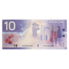 BC-63b 2001 Canada $10 Knight-Dodge, White Circle, FEC, Almost Uncirculated (AU50)
