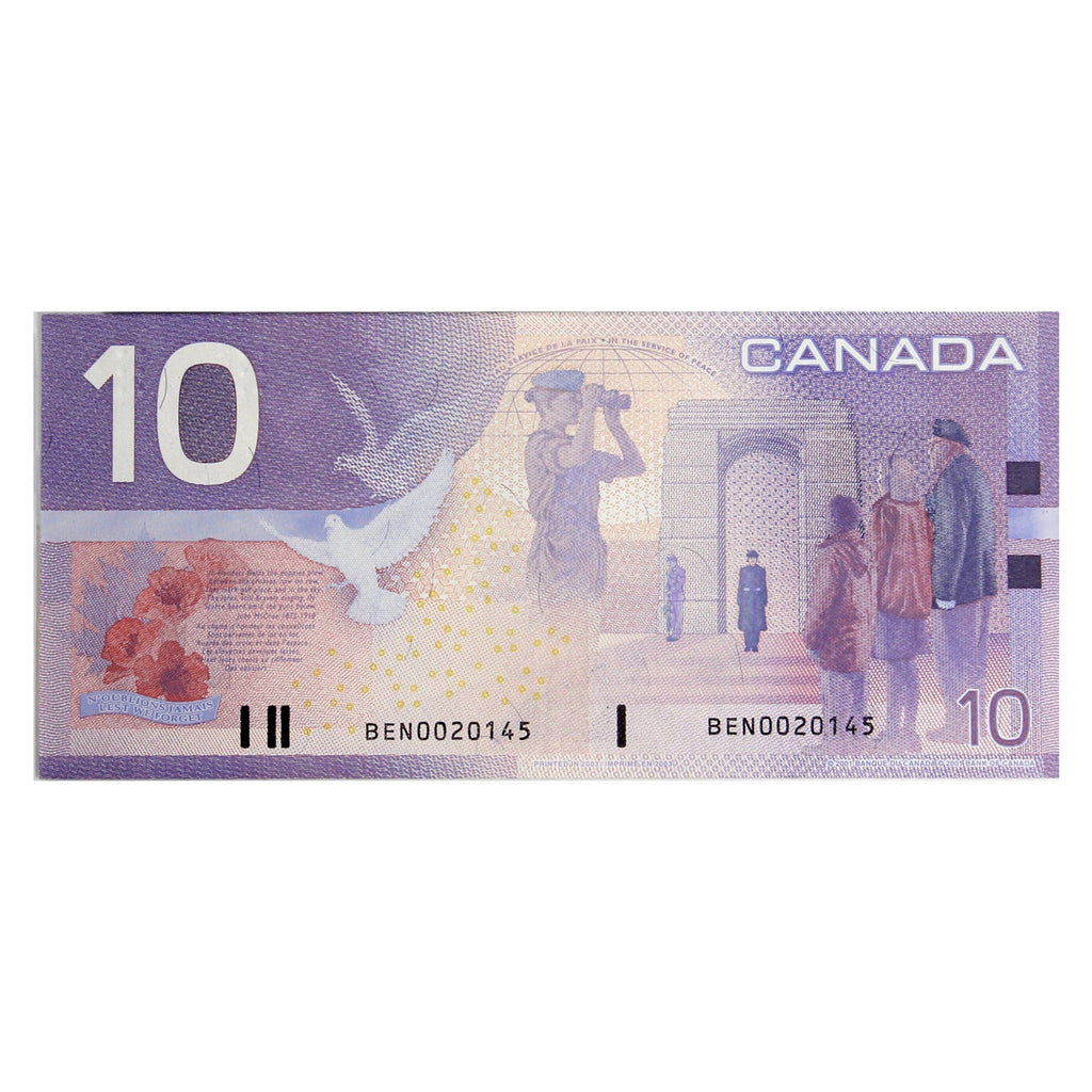 BC-63c 2003 Canada $10 Jenkins-Dodge, BEN, EF-AU (EF45)
