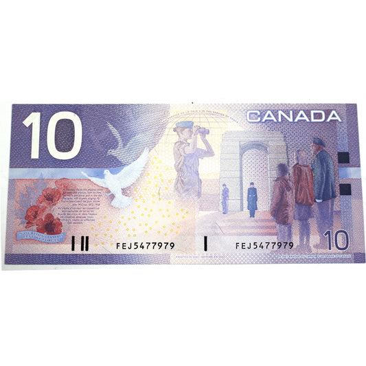 BC-63b 2002 Canada $10 Knight-Dodge, FEJ, AU