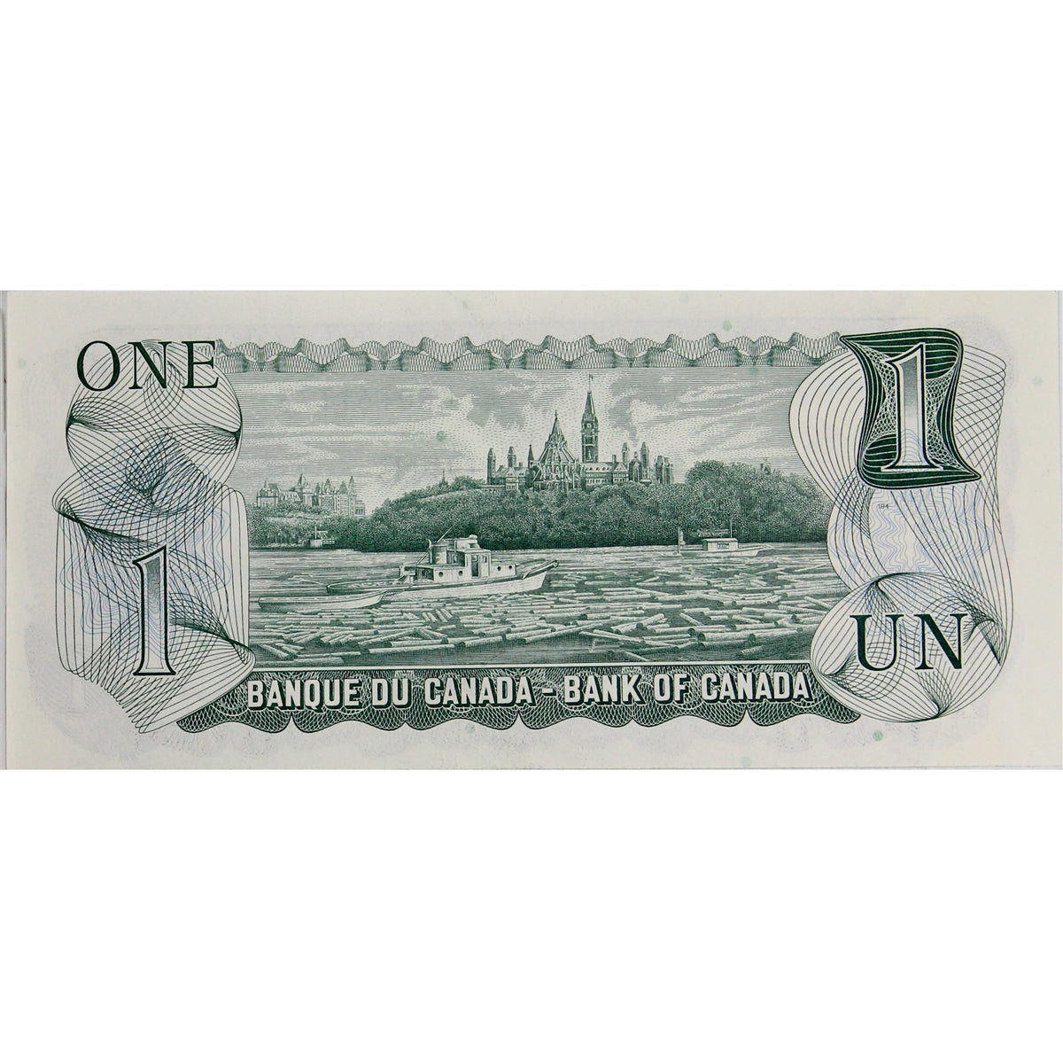 BC-46a 1973 Canada $1 Lawson-Bouey, LB, Uncirculated (MS60)