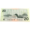 BC-58d-i 1991 Canada $20 Knight-Dodge, AYL, Choice Uncirculated (CUNC63)