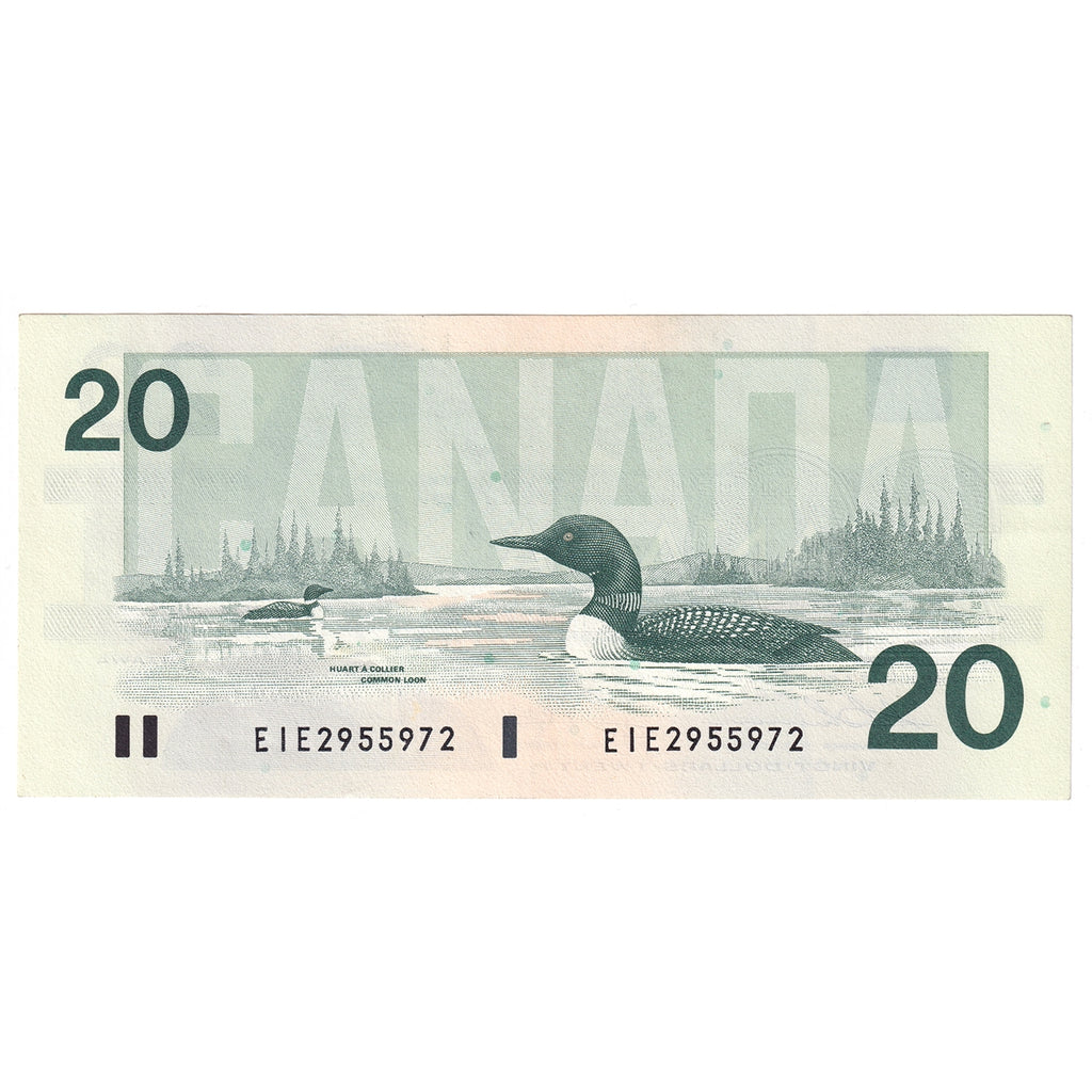 BC-58a 1991 Canada $20 Thiessen-Crow, EIE, EF-AU (EF45)