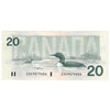 BC-58a 1991 Canada $20 Thiessen-Crow, ESE, Almost Uncirculated (AU50)