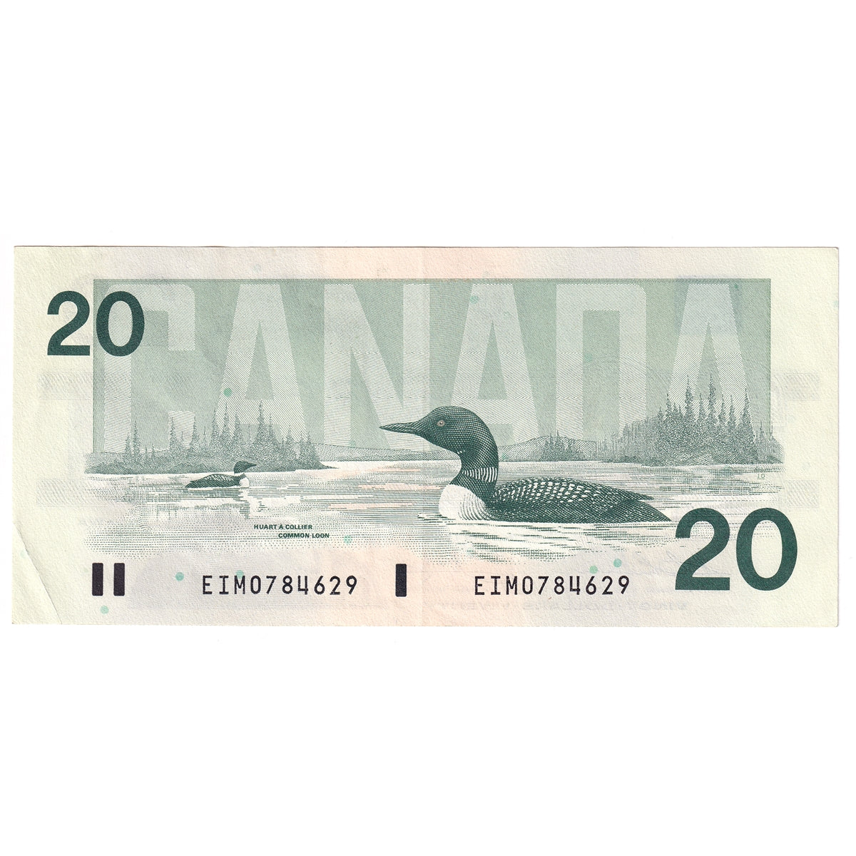 BC-58a-i 1991 Canada $20 Thiessen-Crow, EIM, EF-AU (EF45)