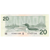 BC-58a-ii 1991 Canada $20 Thiessen-Crow, AIH, UNC