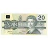 BC-58a-ii 1991 Canada $20 Thiessen-Crow, AIL, AU-UNC