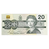 BC-58b 1991 Canada $20 Bonin-Thiessen, EVS, AU-UNC