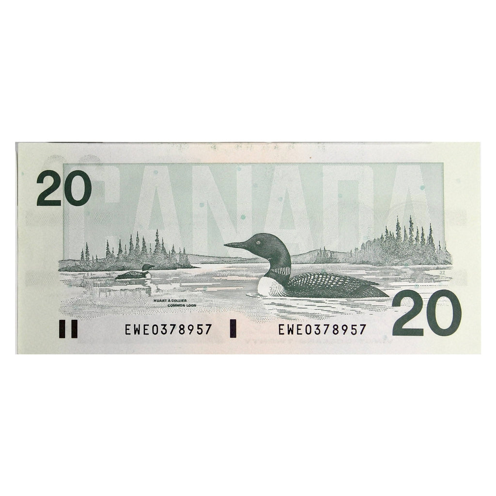 BC-58d 1991 Canada $20 Knight-Dodge, EWE, AU-UNC (AU55)