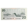 BC-58d-i 1991 Canada $20 Knight-Dodge, AYF, AU-UNC (AU55)