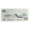 BC-58d-i 1991 Canada $20 Knight-Dodge, AYK, AU-UNC (AU55)