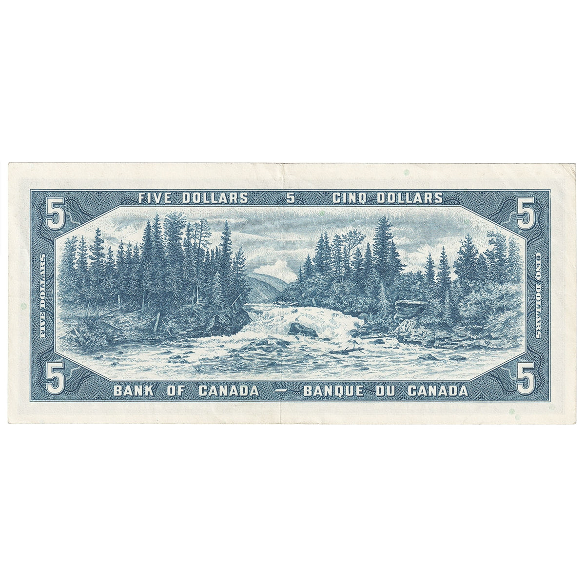 BC-39b 1954 Canada $5 Beattie-Rasminsky, J/X, Extra Fine (EF40)