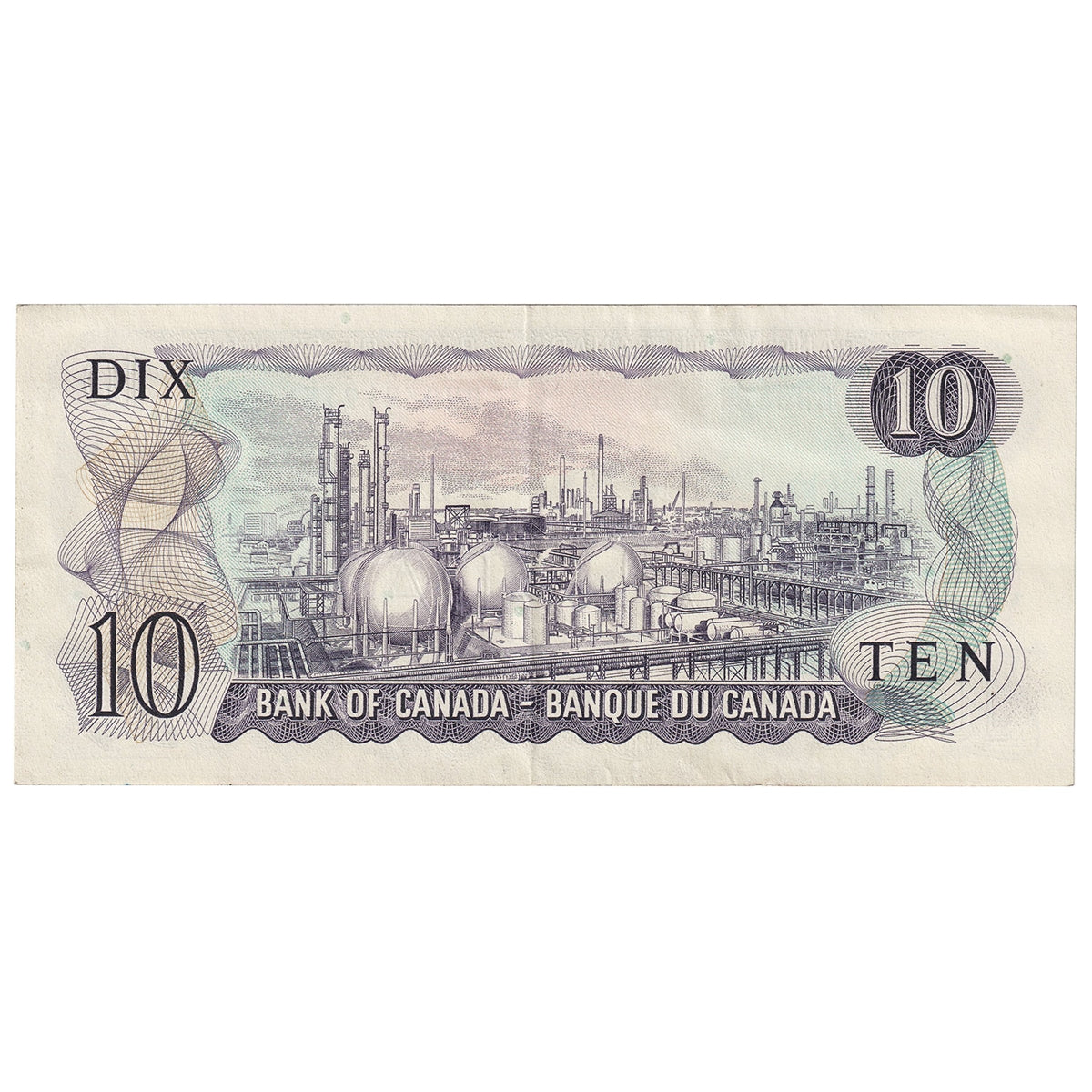 BC-49a 1971 Canada $10 Beattie-Rasminsky, DH, EF-AU (EF45)