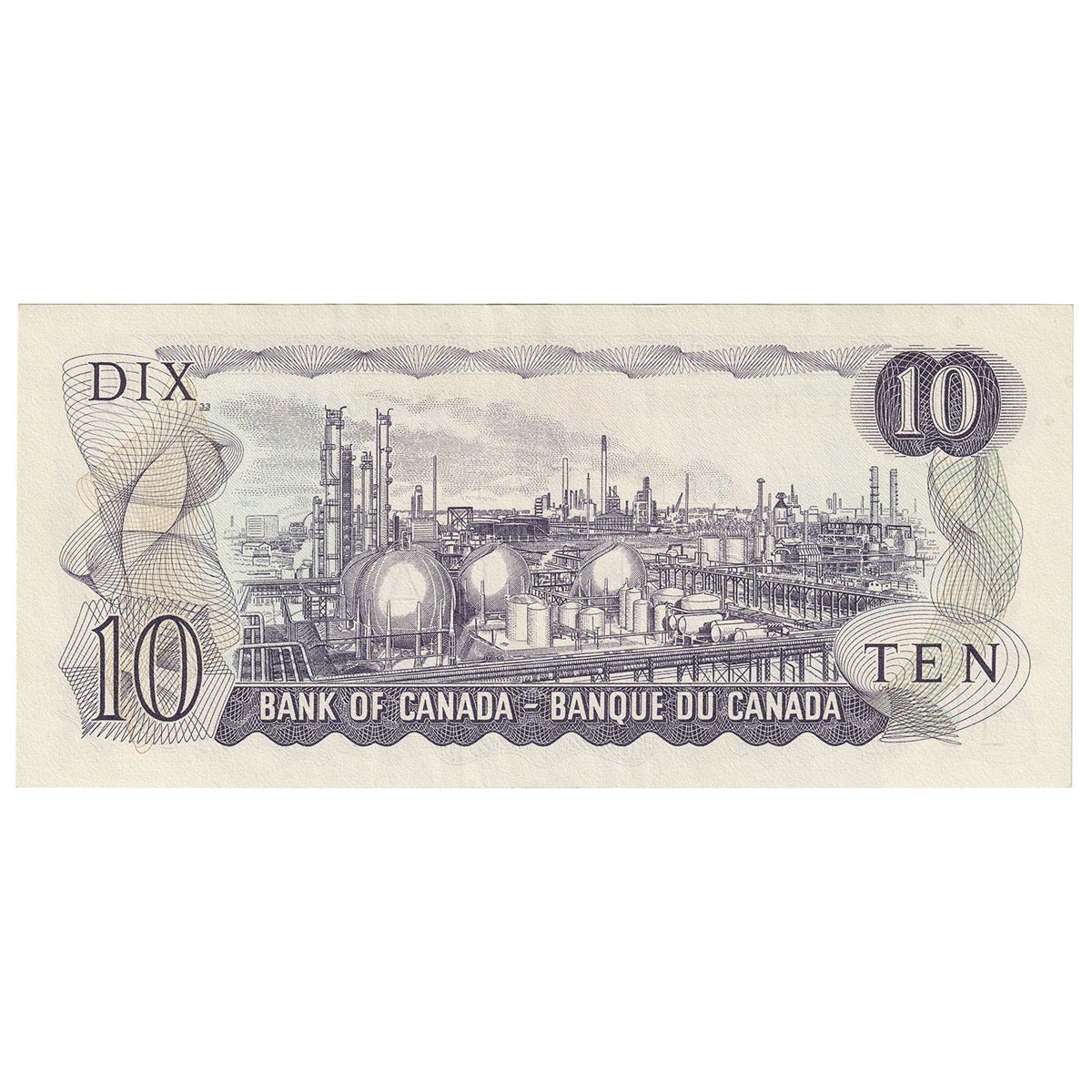 BC-49d 1971 Canada $10 Crow-Bouey, EEZ, CIRC