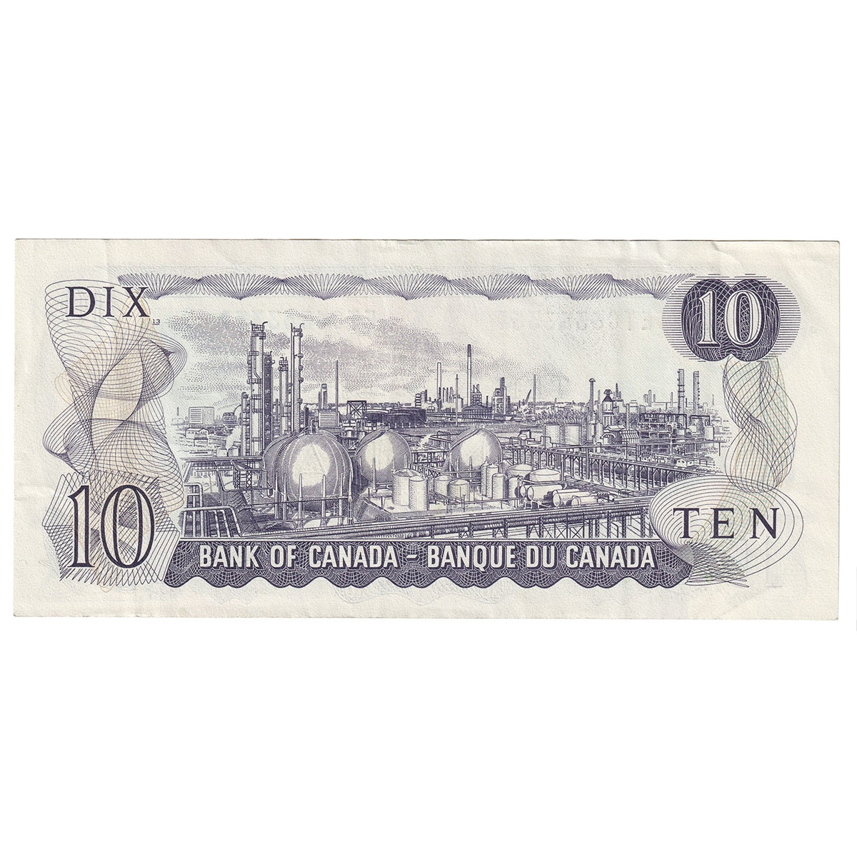 BC-49d 1971 Canada $10 Crow-Bouey, ETC, CIRC