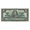 BC-21a 1937 Canada $1 Osborne-Towers, A/A, VF-EF (VF30)