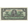 BC-21a 1937 Canada $1 Osborne-Towers, C/A, VF-EF (VF30)
