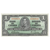 BC-21c 1937 Canada $1 Gordon-Towers, A/M, EF-AU (EF45)