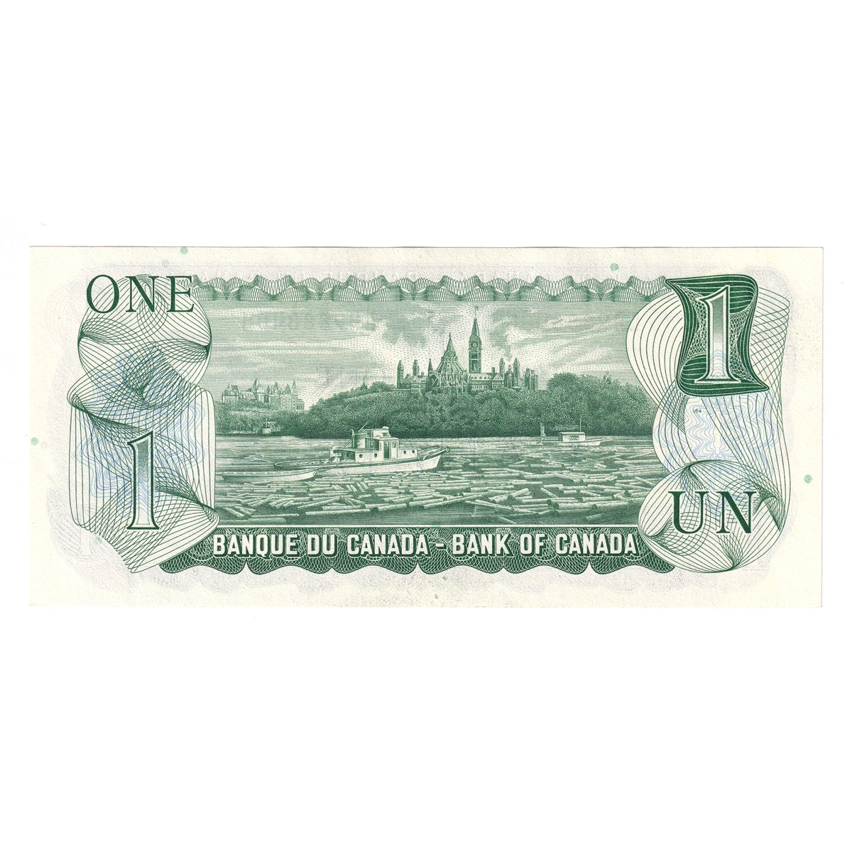 BC-46a 1973 Canada $1 Lawson-Bouey, LR, Choice Uncirculated (CUNC63)