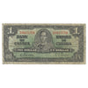 BC-21c 1937 Canada $1 Gordon-Towers, A/M, VG-F (VG10)