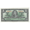 BC-21c 1937 Canada $1 Gordon-Towers, H/M, Almost Uncirculated (AU50)
