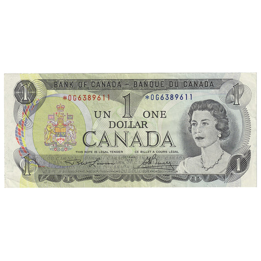 BC-46aA 1973 Canada $1 Lawson-Bouey, *OG, VF-EF