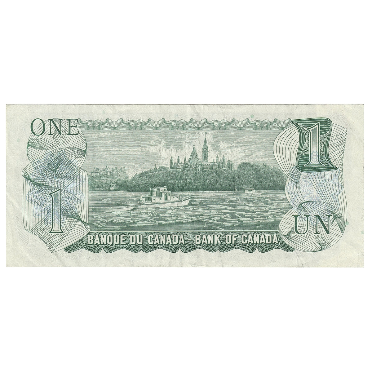 BC-46aA 1973 Canada $1 Lawson-Bouey, *OG, VF-EF (VF30)