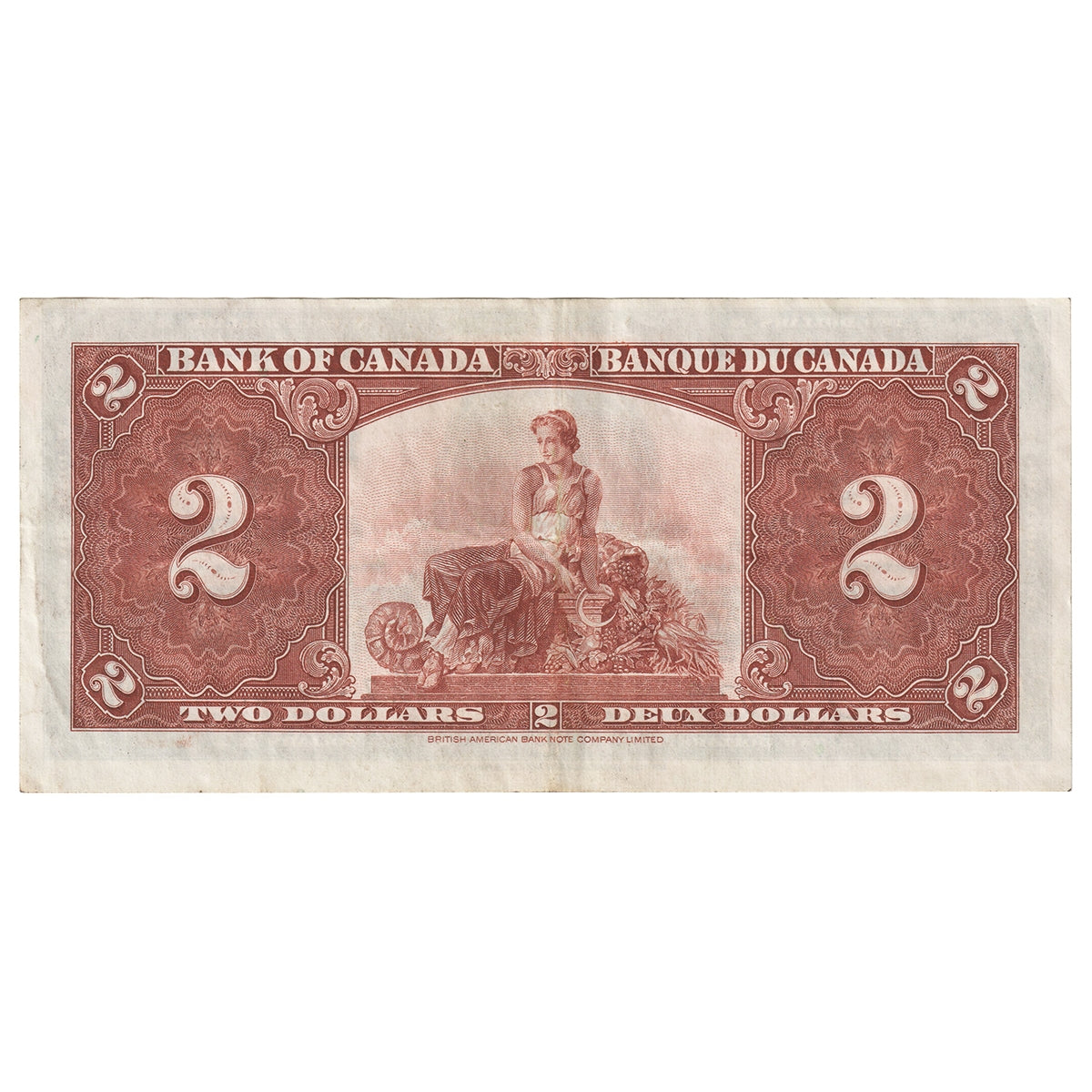 BC-22c 1937 Canada $2 Coyne-Towers, E/R, Extra Fine (EF40)