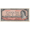BC-30b 1954 Canada $2 Beattie-Coyne, Devil's Face, E/B, VF