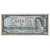 BC-39b 1954 Canada $5 Beattie-Rasminsky, G/S, VF